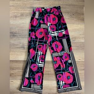 Trina Turk floral swim cover up pants